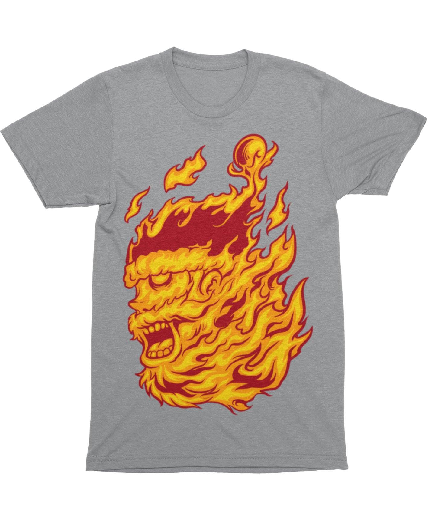 Flame Of Santa Unisex Christmas T-Shirt