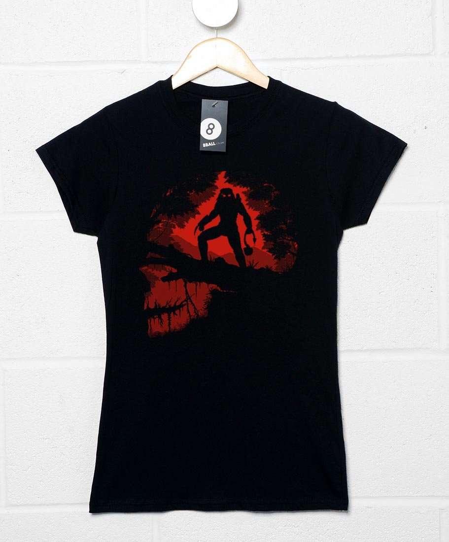 Jungle Hunter Womens Fitted T-Shirt