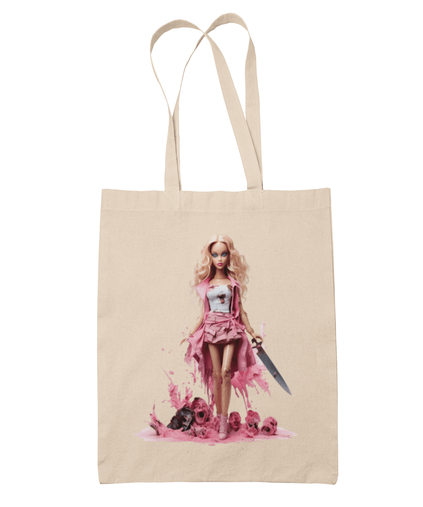 Murdering Gothic Barbie Tote Bag