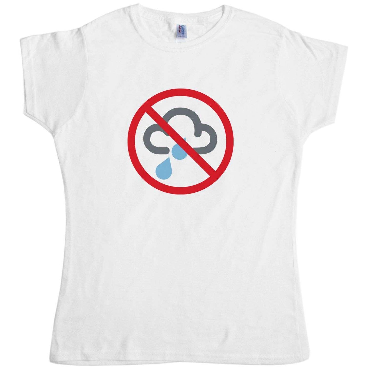 No Rain Symbol T-Shirt For Women