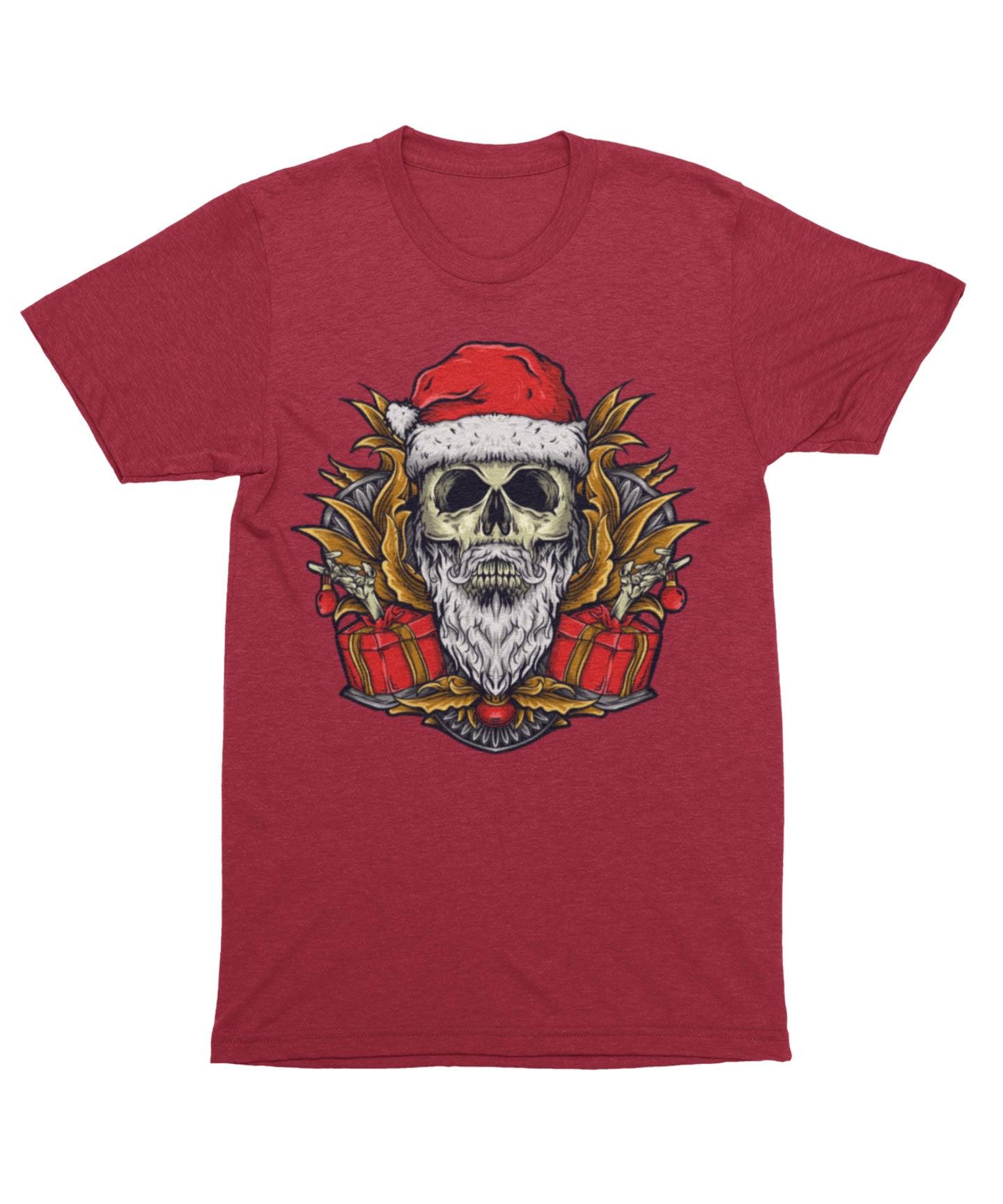 Skull Santa Unisex Christmas T-Shirt