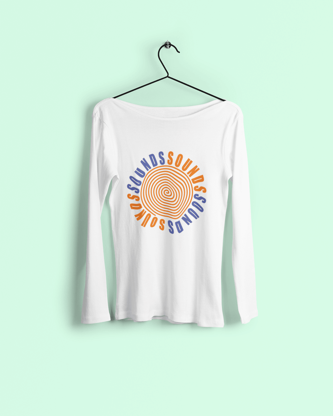 Sounds Long Sleeve T-Shirt As Worn By Kurt Cobain