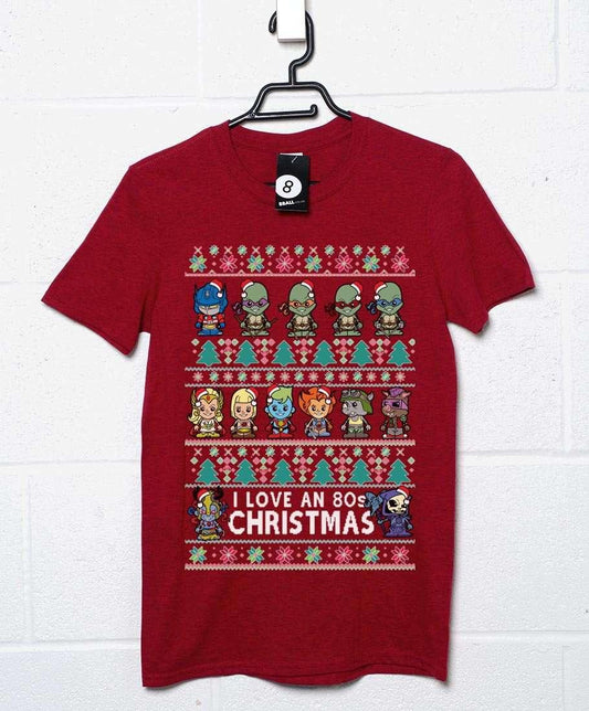  80s Cartoon Christmas T-Shirt