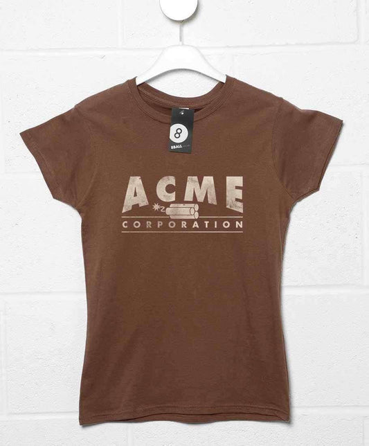  Acme Corporation Fitted Womens T-Shirt