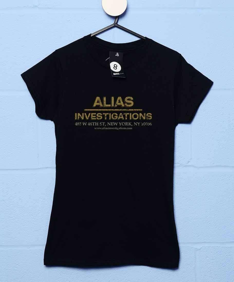  Alias Investigations Fitted Womens T-Shirt