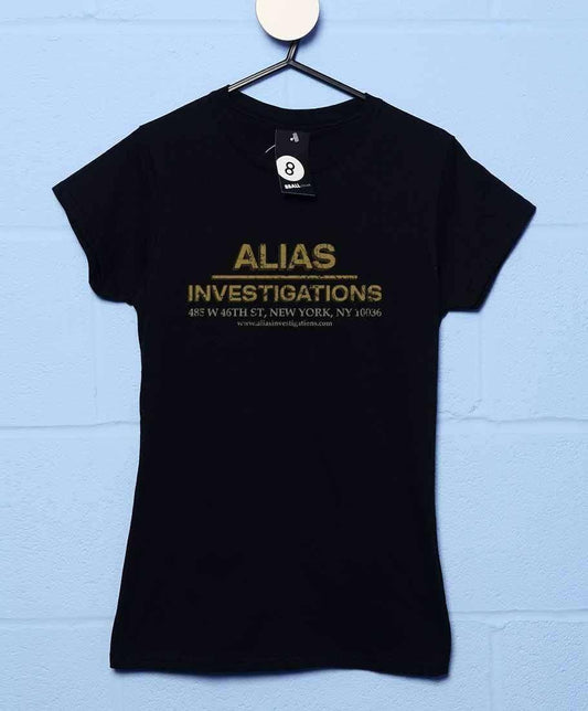  Alias Investigations Fitted Womens T-Shirt