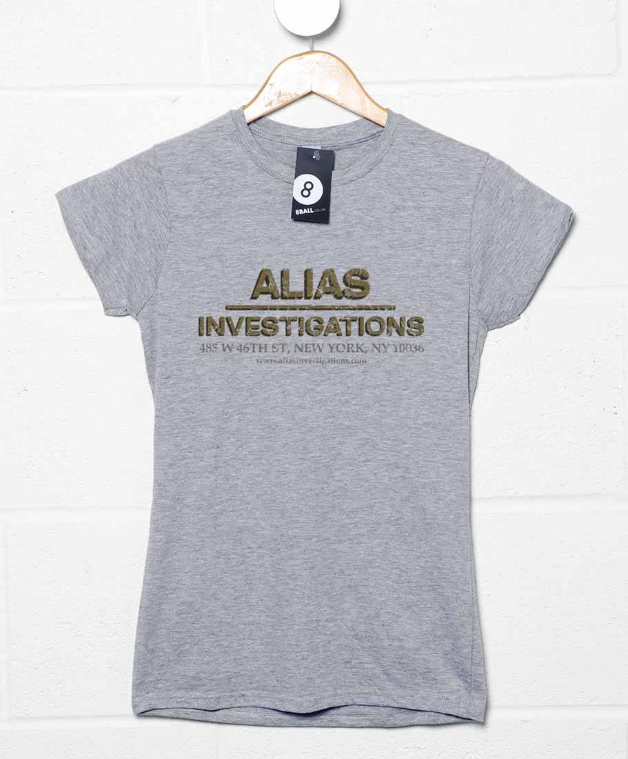  Alias Investigations Fitted Womens T-Shirt