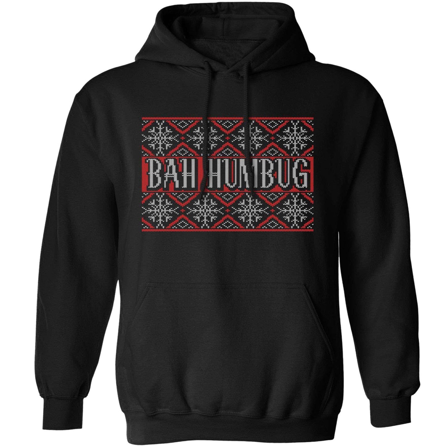  Bah Humbug Knitted Jumper Style Hoodie
