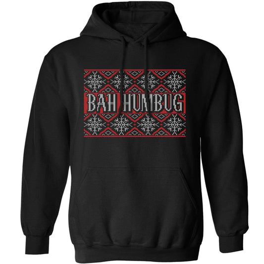 Bah Humbug Knitted Jumper Style Hoodie