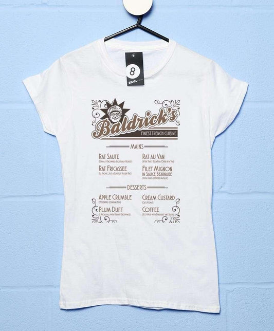  Baldrick's Trench Cuisine Womens Fitted T-Shirt