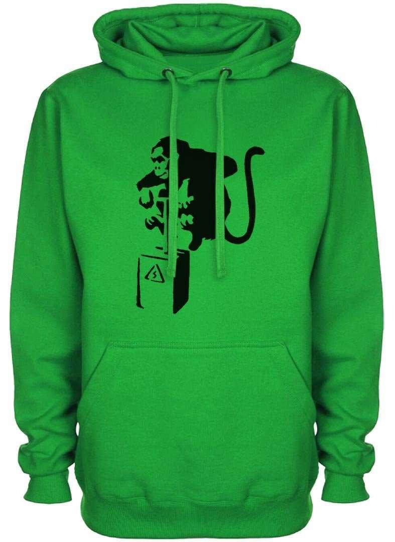  Banksy Detonator Monkey Hoodie
