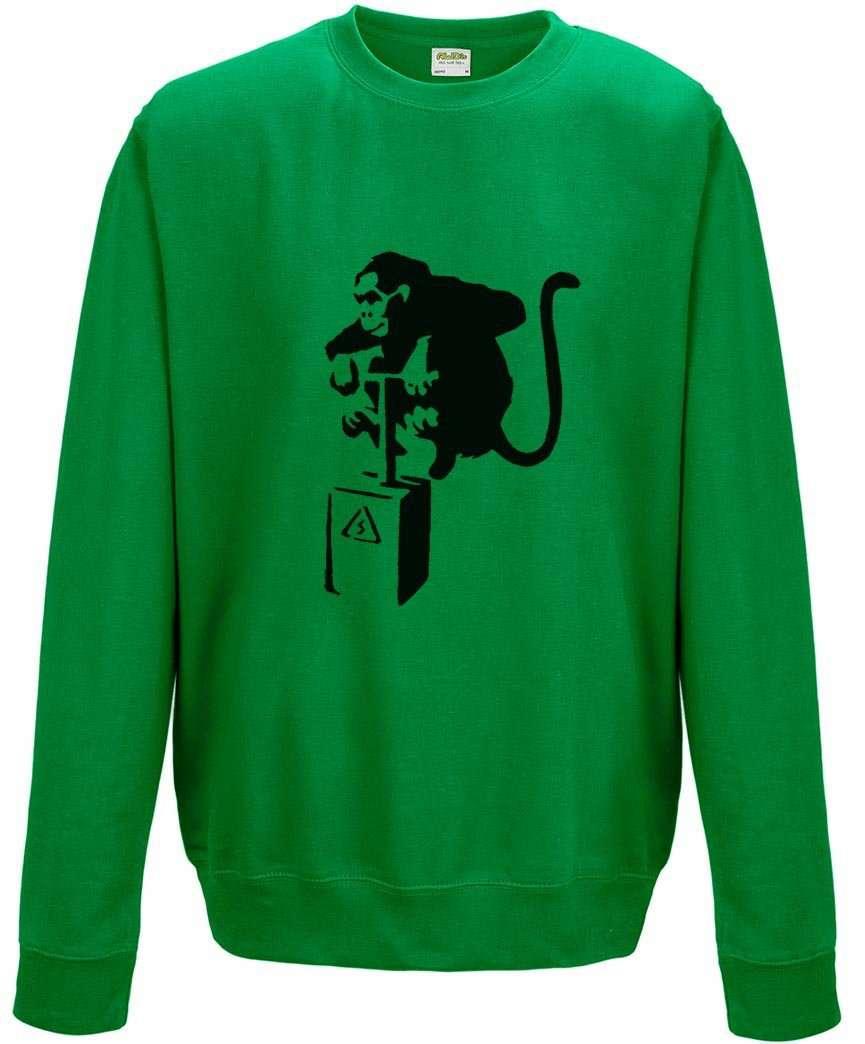  Banksy Detonator Monkey Sweatshirt