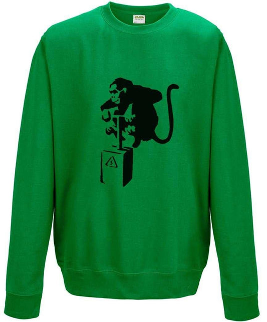  Banksy Detonator Monkey Sweatshirt
