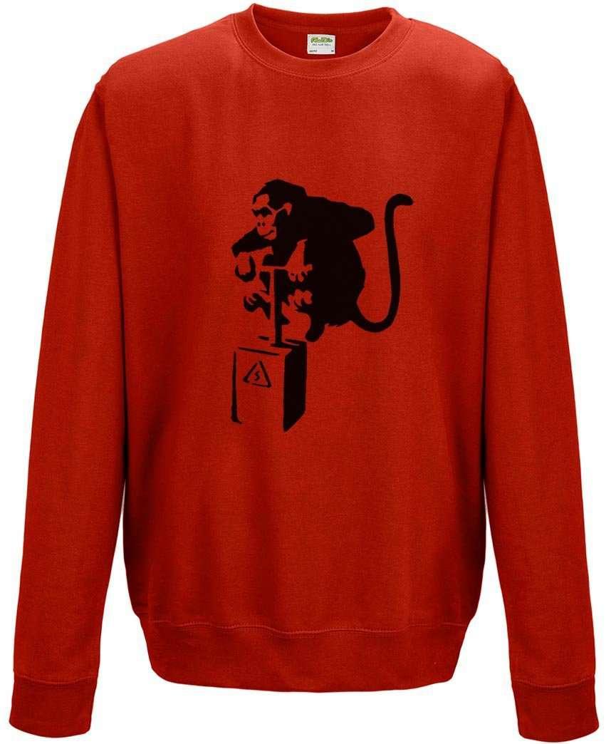  Banksy Detonator Monkey Sweatshirt
