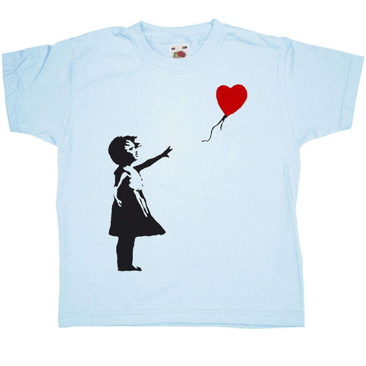  Banksy Girl With Balloon Kids T-Shirt
