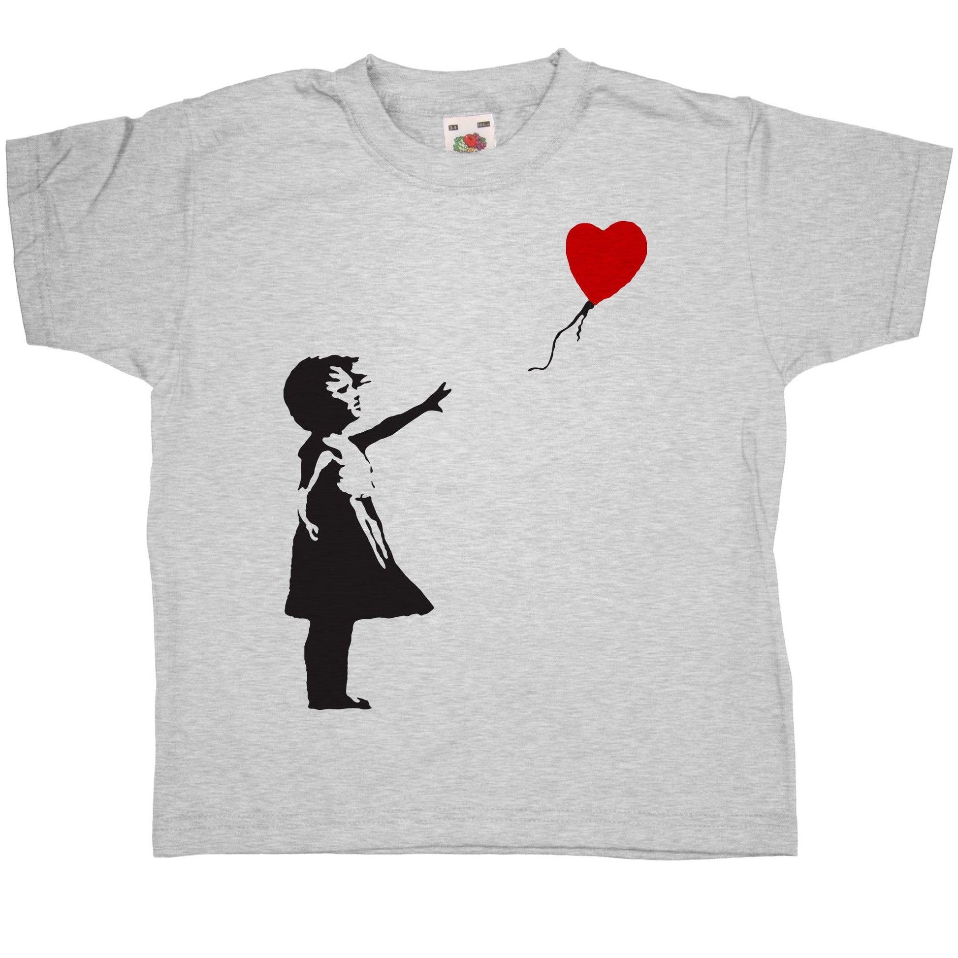  Banksy Girl With Balloon Kids T-Shirt