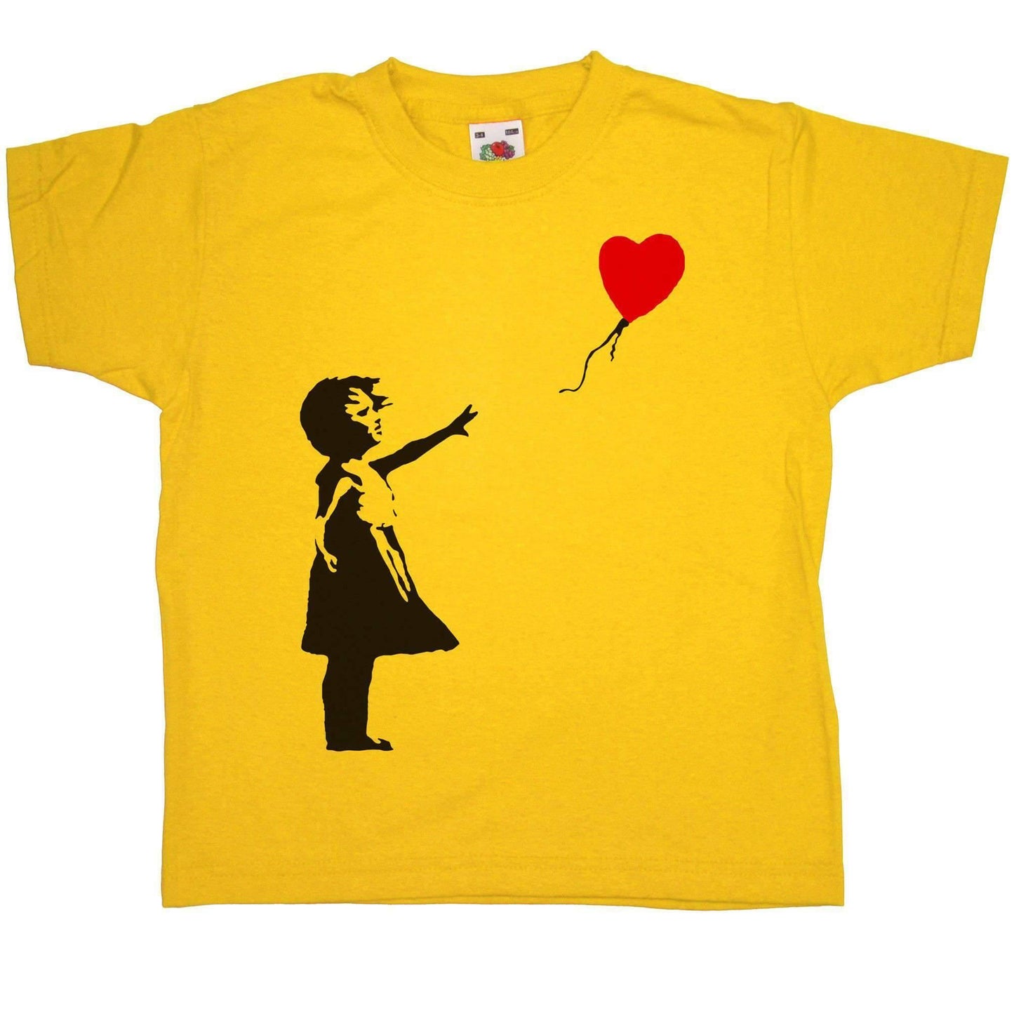  Banksy Girl With Balloon Kids T-Shirt