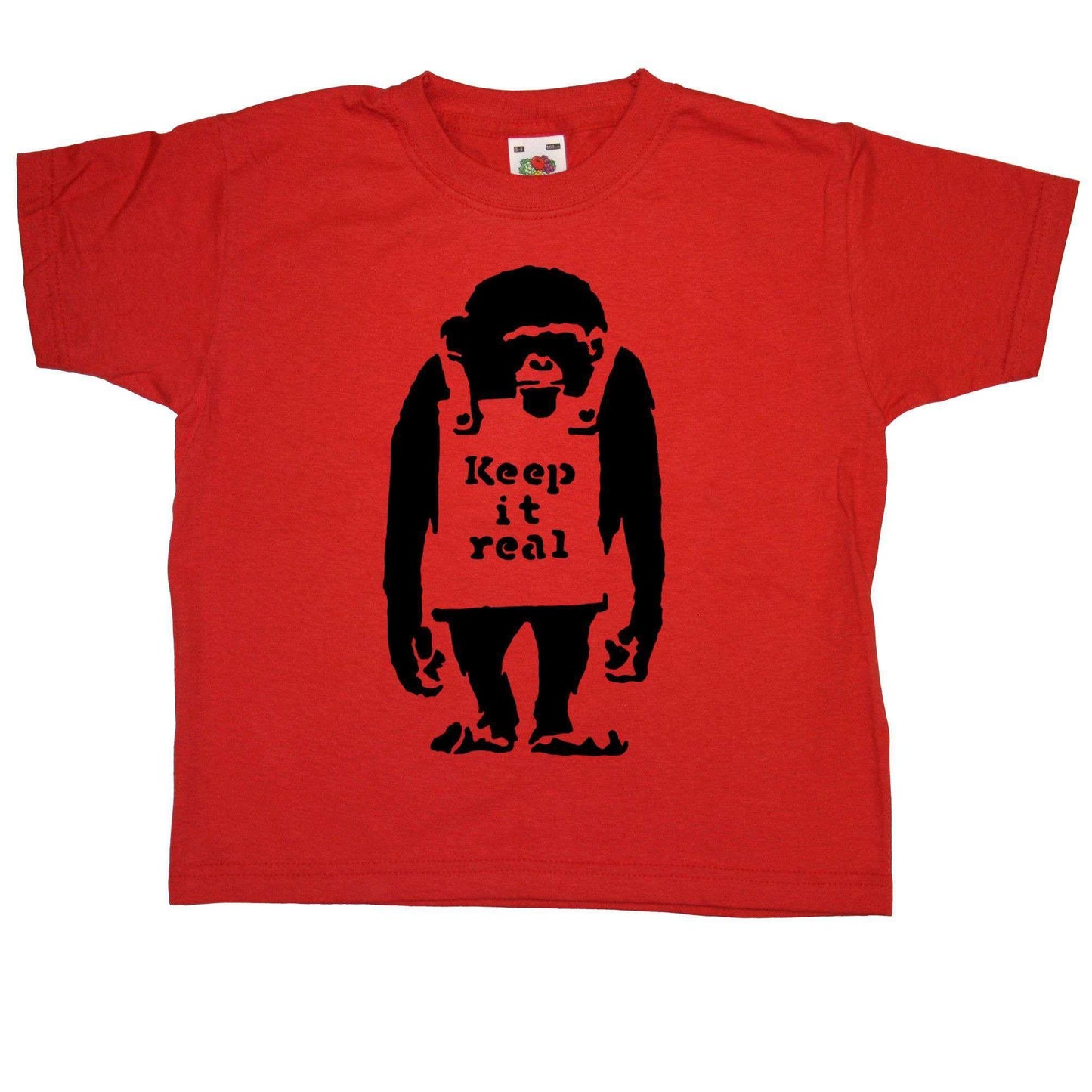  Banksy Keep It Real Childrens T-Shirt