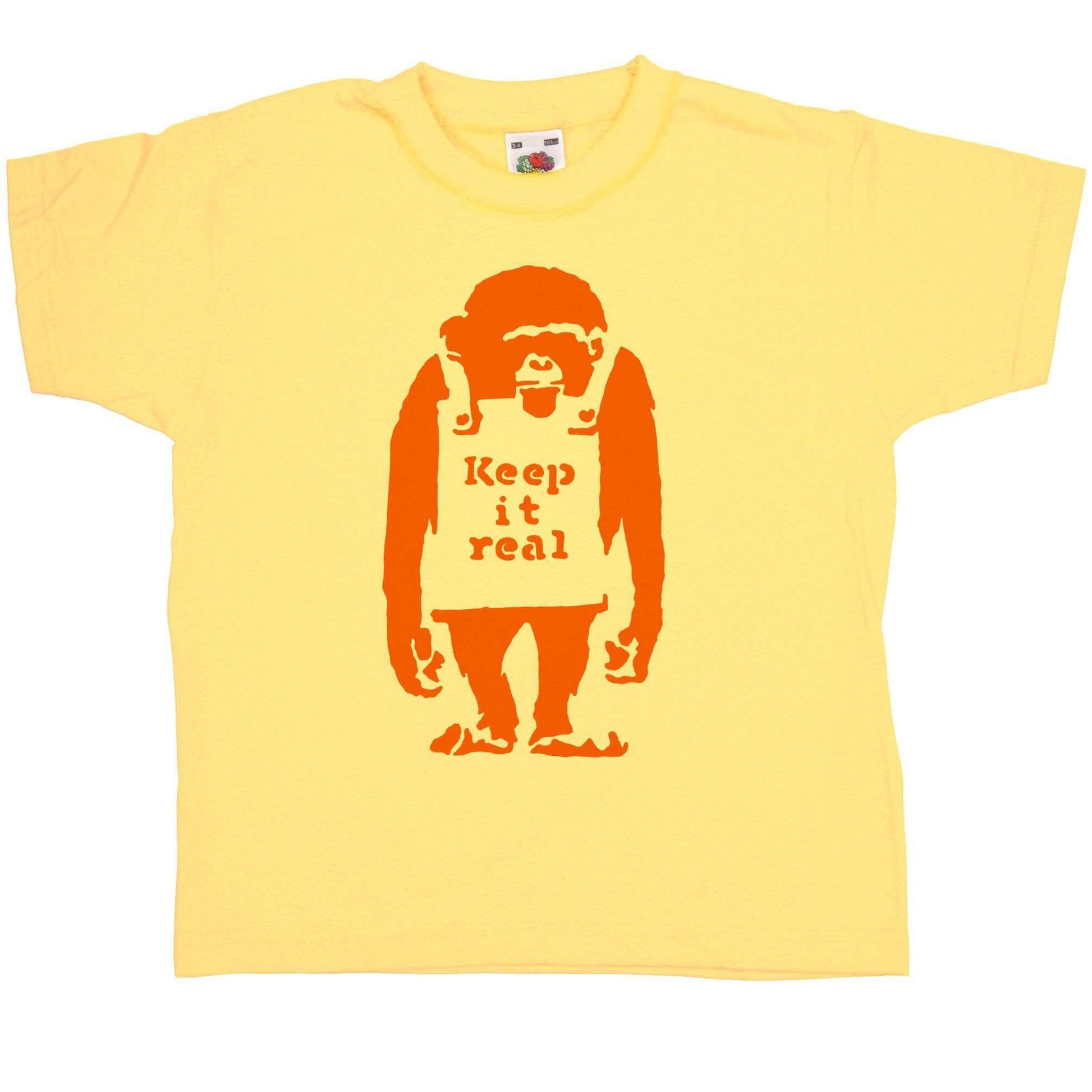  Banksy Keep It Real Childrens T-Shirt