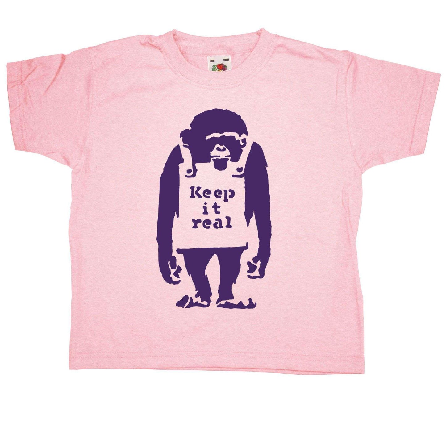  Banksy Keep It Real Childrens T-Shirt