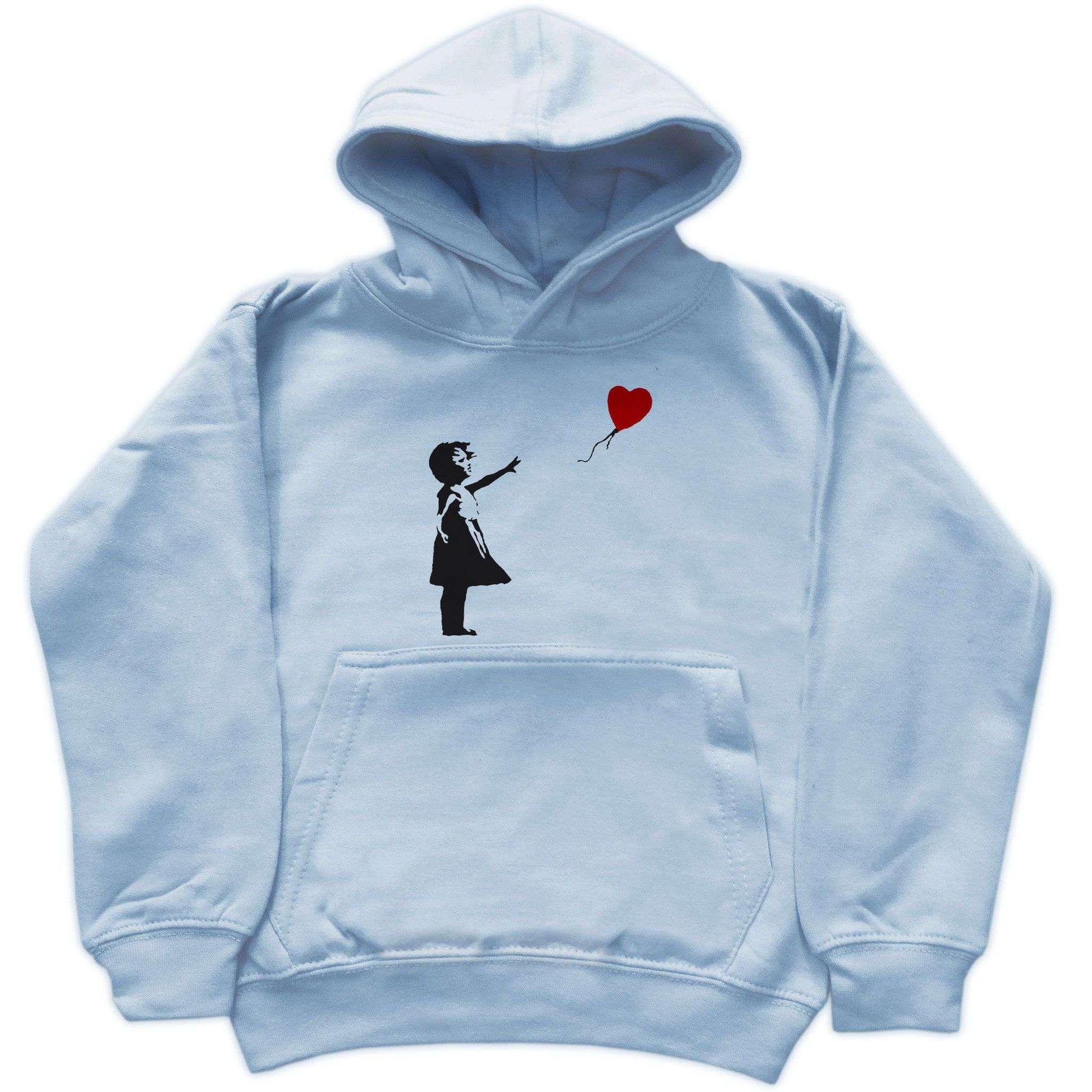  Banksy Kids Girl With Balloon Hoodie