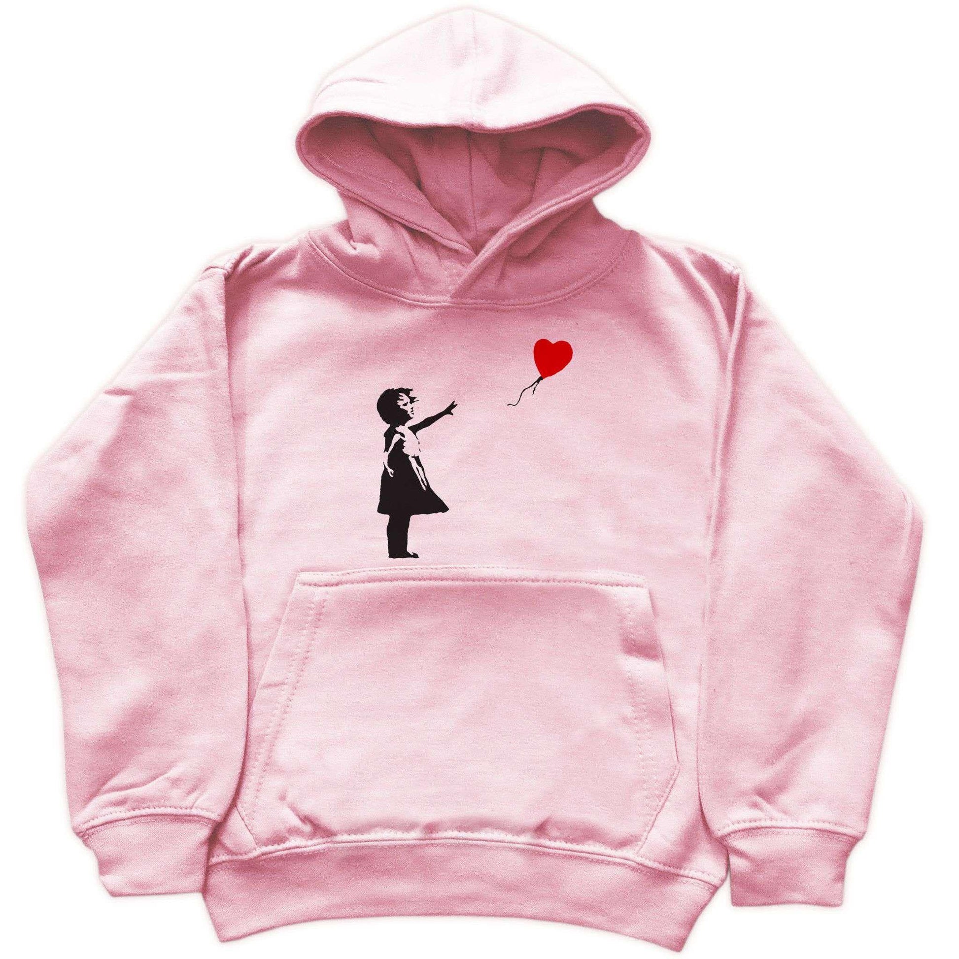  Banksy Kids Girl With Balloon Hoodie
