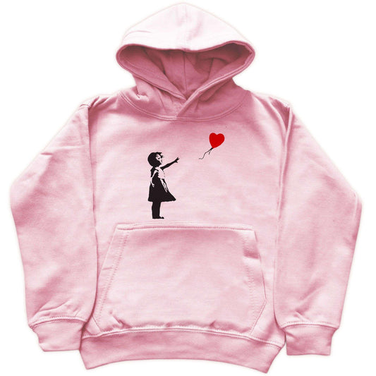  Banksy Kids Girl With Balloon Hoodie