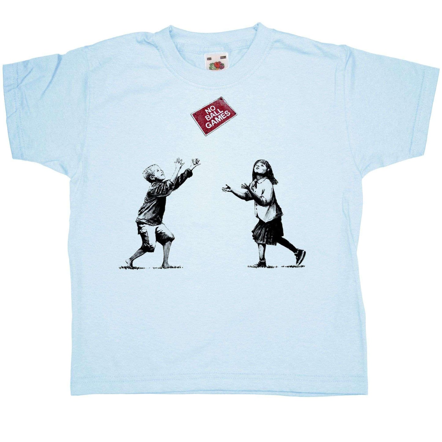  Banksy No Ball Games Kids T-Shirt