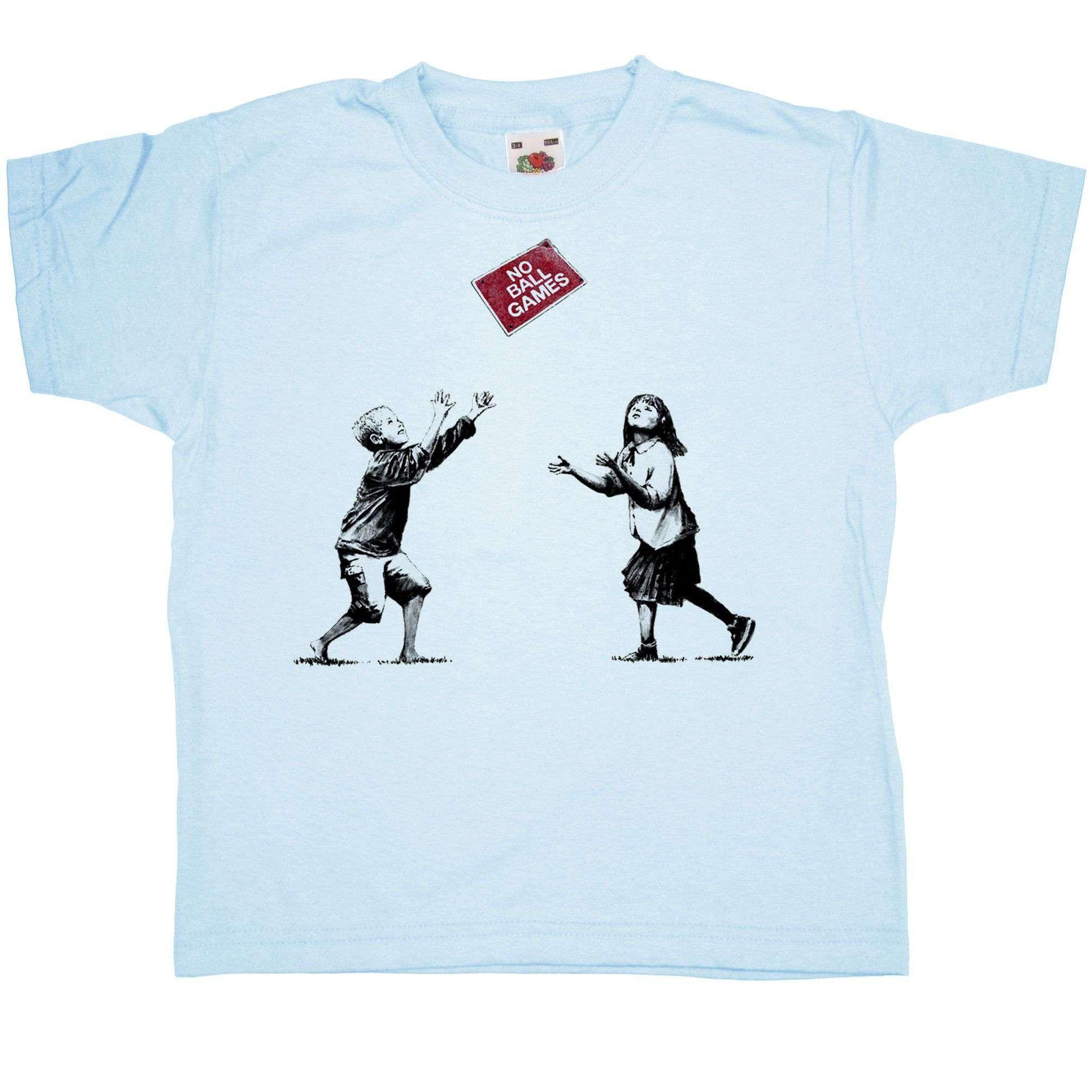  Banksy No Ball Games Kids T-Shirt