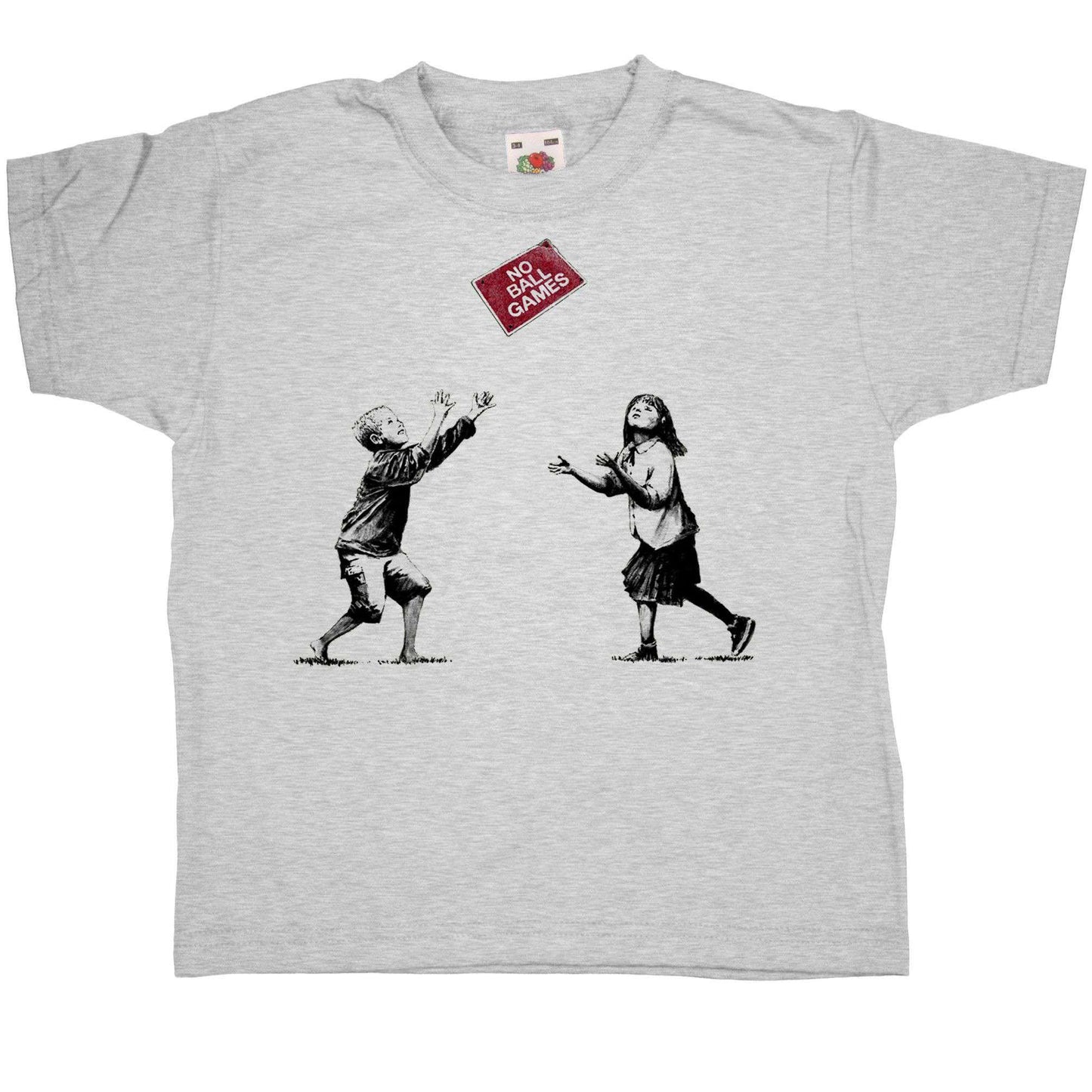  Banksy No Ball Games Kids T-Shirt