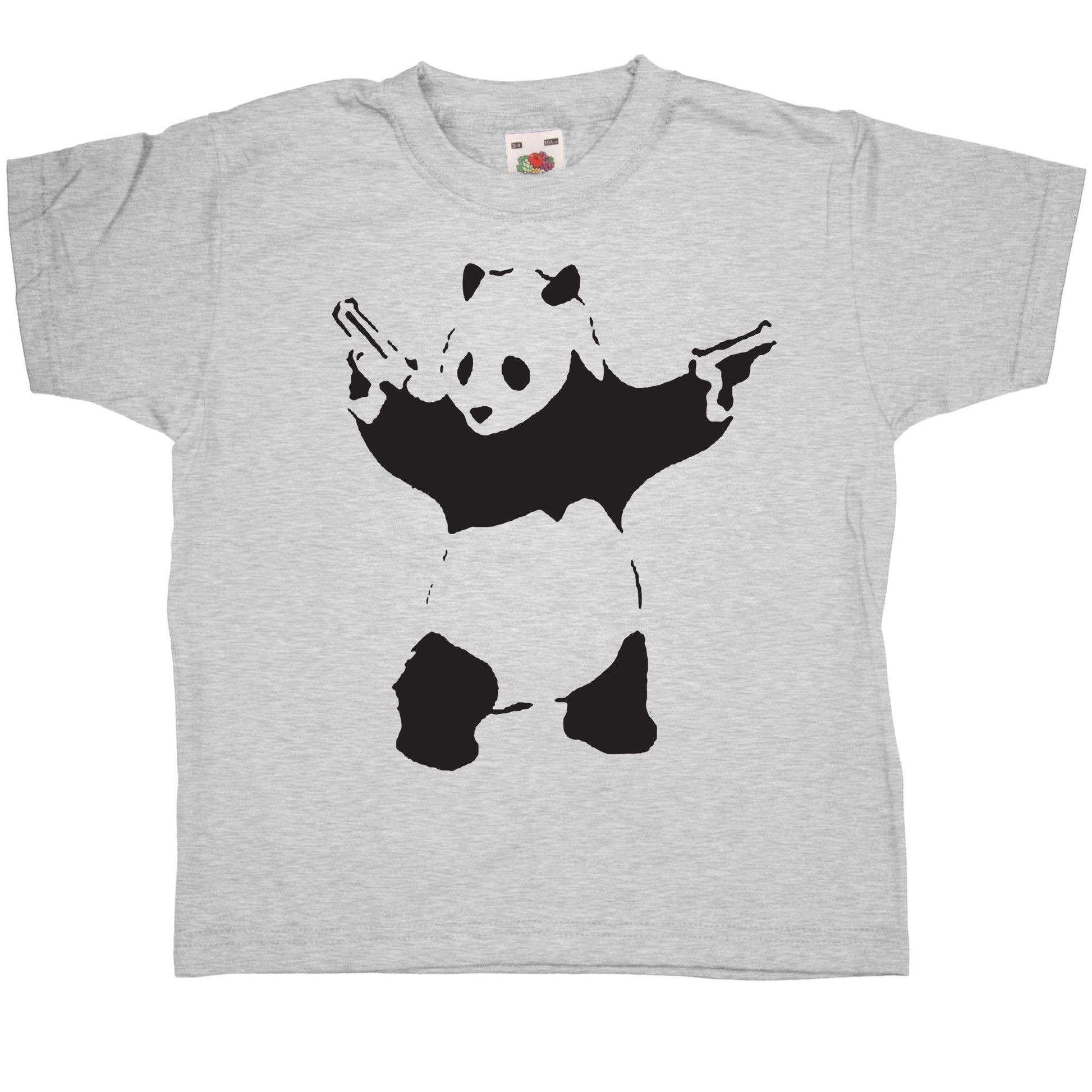  Banksy Panda Childrens T-Shirt