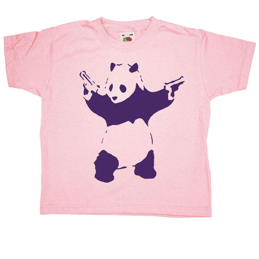  Banksy Panda Childrens T-Shirt
