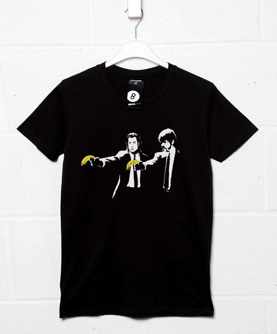  Banksy Pulp Fiction Bananas T-Shirt