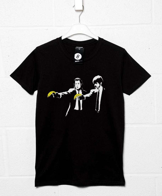  Banksy Pulp Fiction Bananas T-Shirt