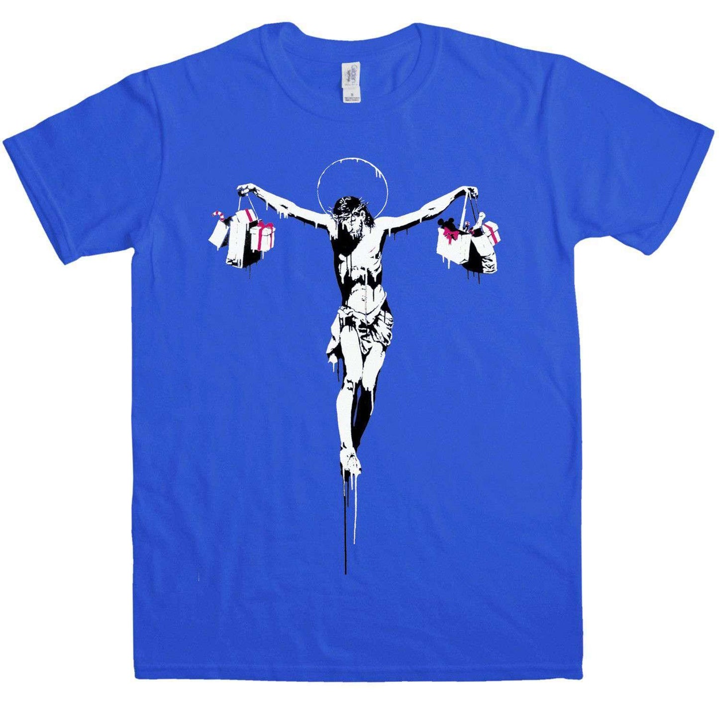  Banksy Shopping Jesus T-Shirt