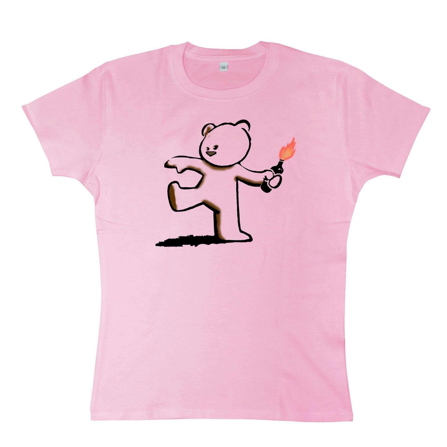  Banksy Teddy Womens T-Shirt