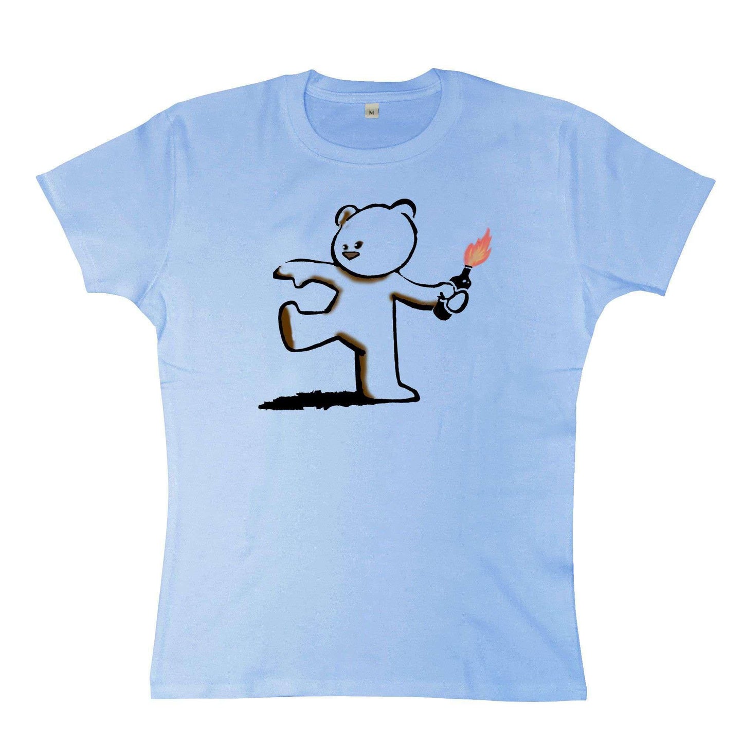  Banksy Teddy Womens T-Shirt