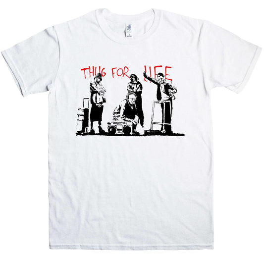  Banksy Thug For Life Oaps T-Shirt