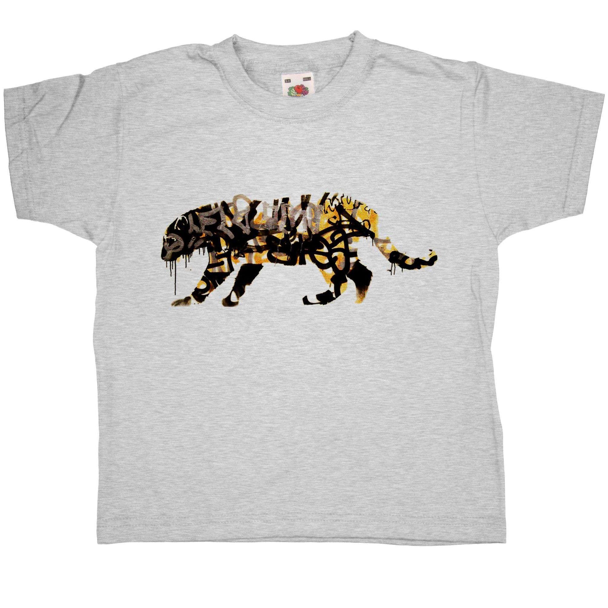  Banksy Tiger Kids T-Shirt