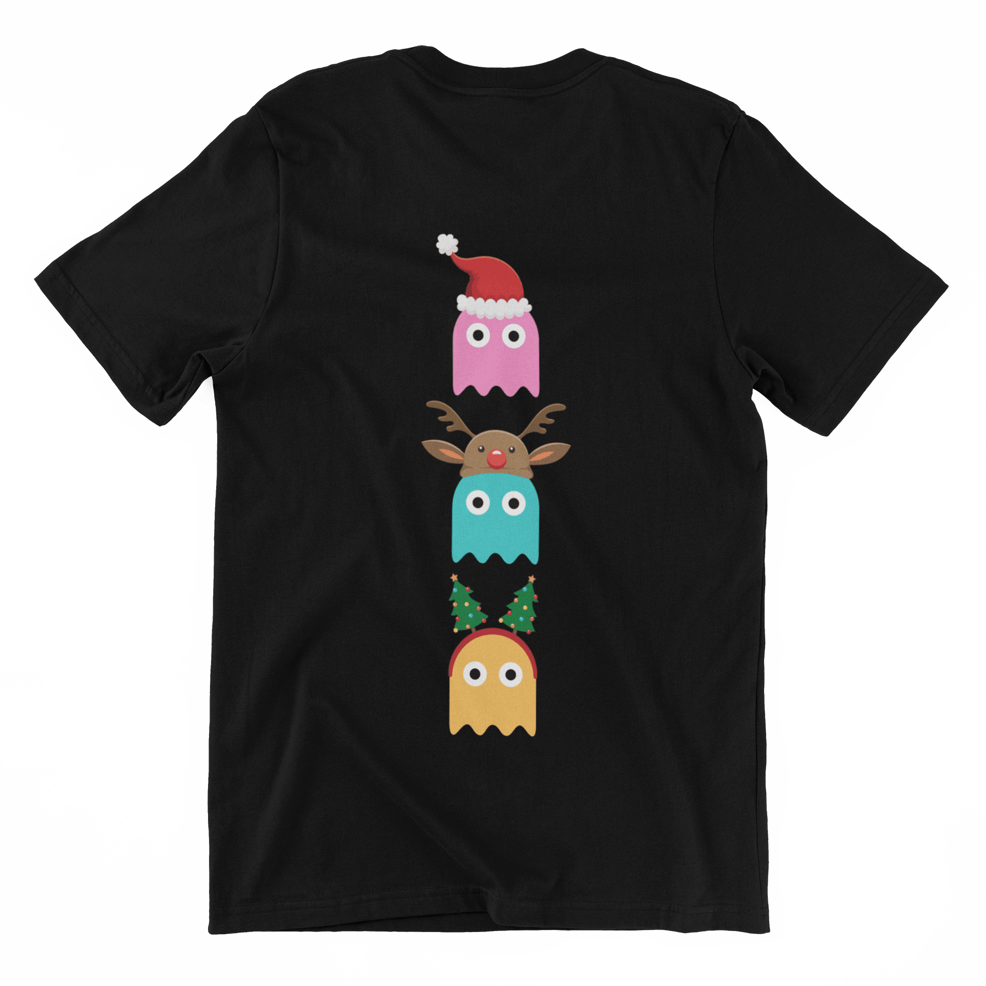  Christmas Ghost Munching Kids T-Shirt