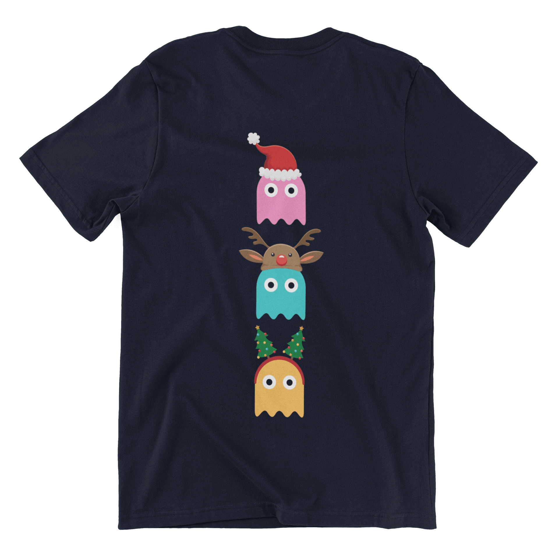  Christmas Ghost Munching Kids T-Shirt