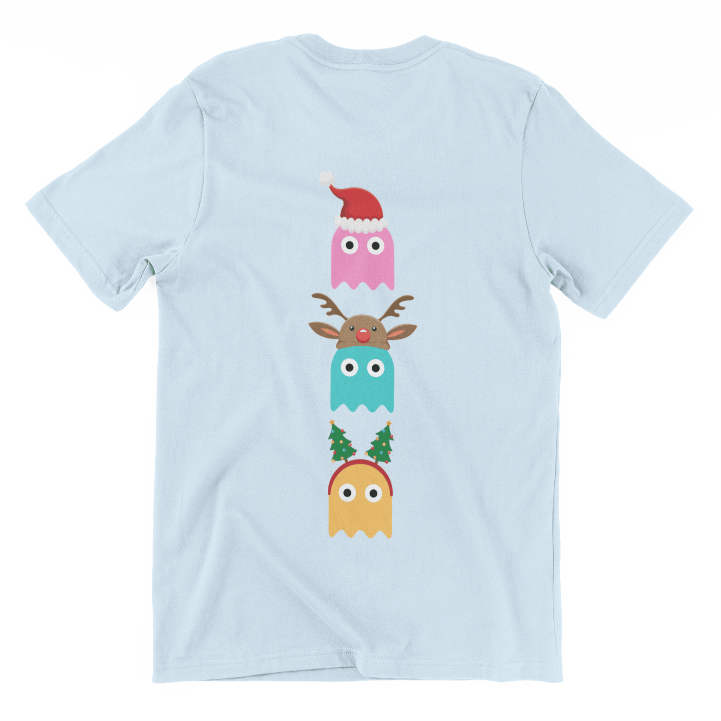  Christmas Ghost Munching Kids T-Shirt