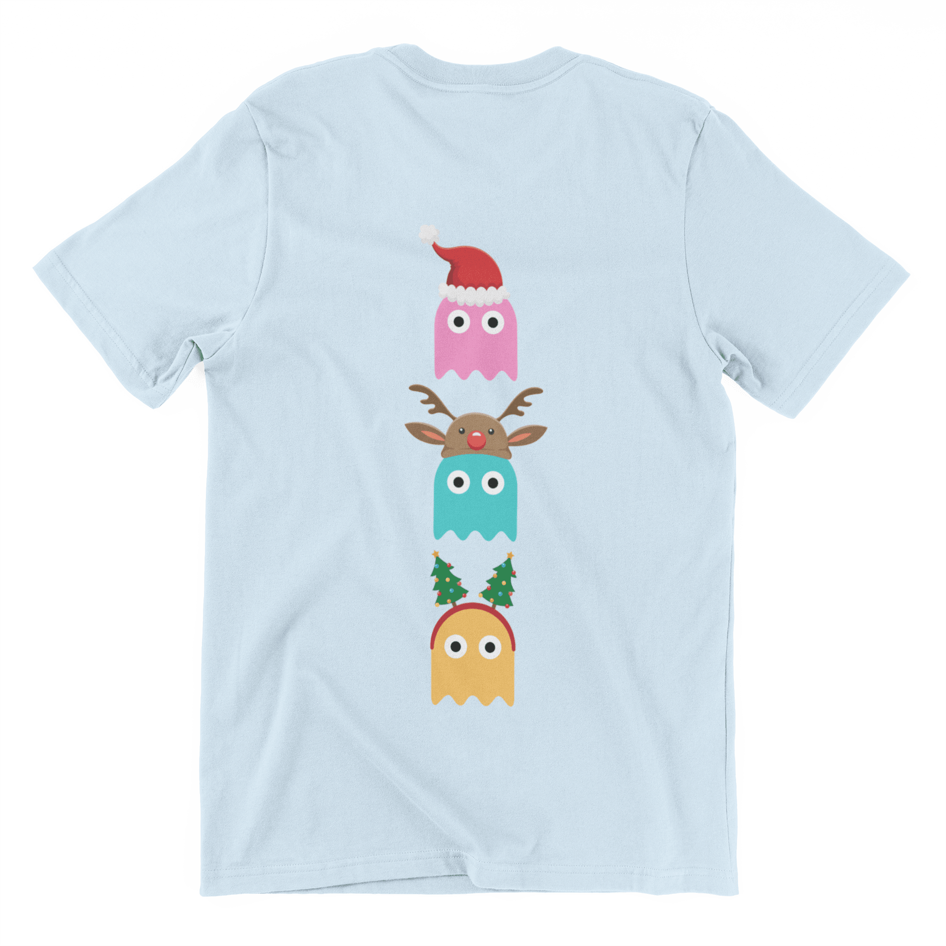 Christmas Ghost Munching Kids T-Shirt