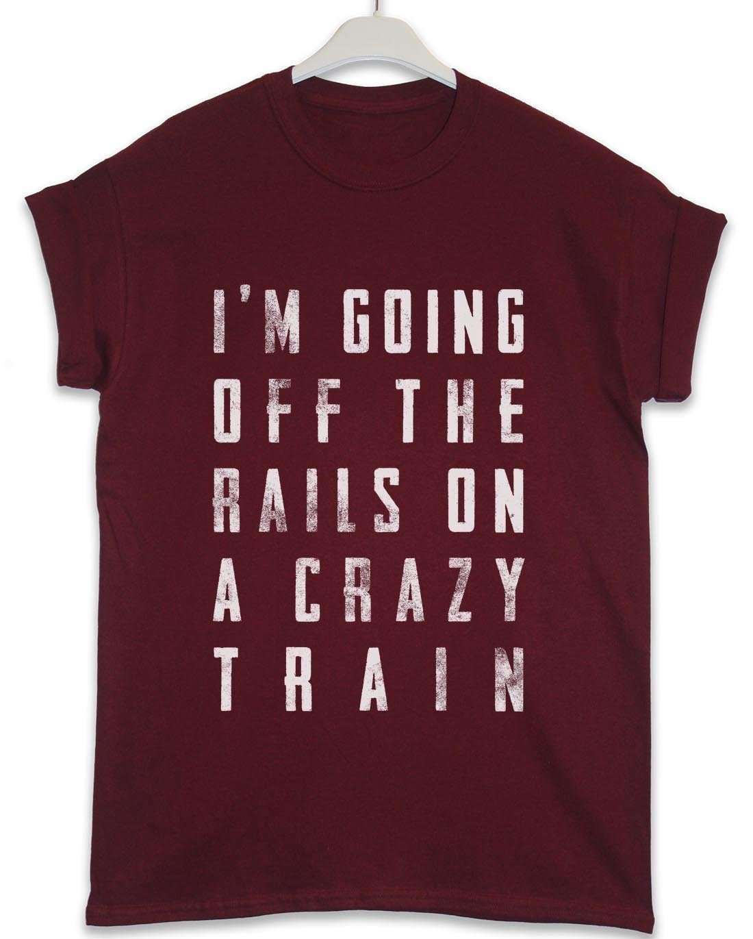  Crazy Train Lyric Quote T-Shirt