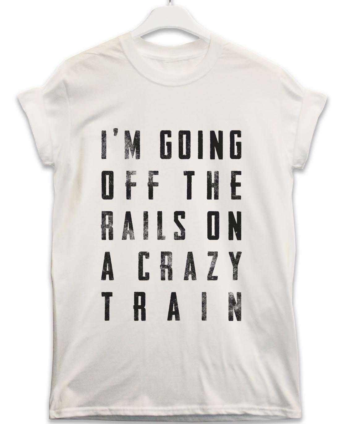  Crazy Train Lyric Quote T-Shirt