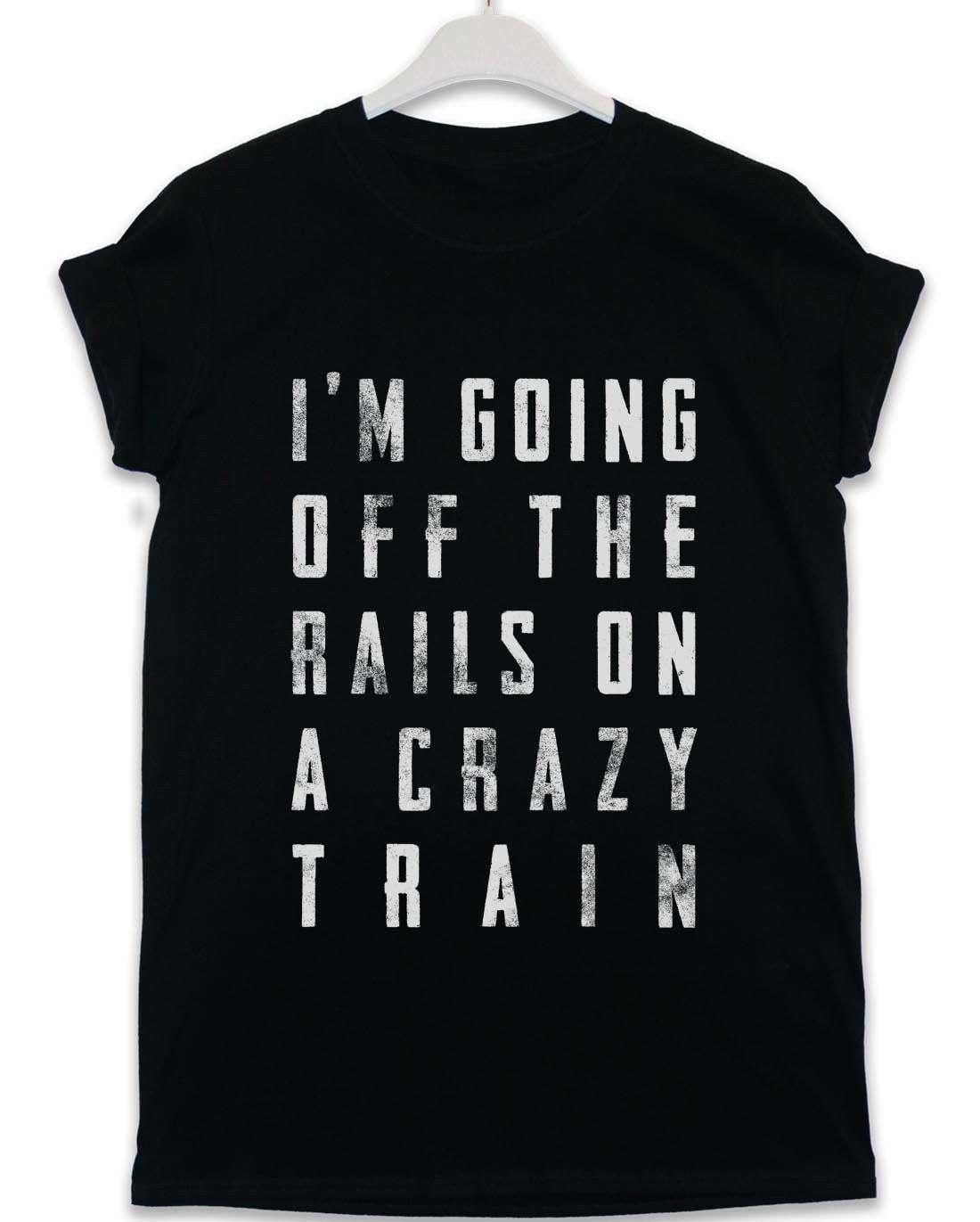  Crazy Train Lyric Quote T-Shirt