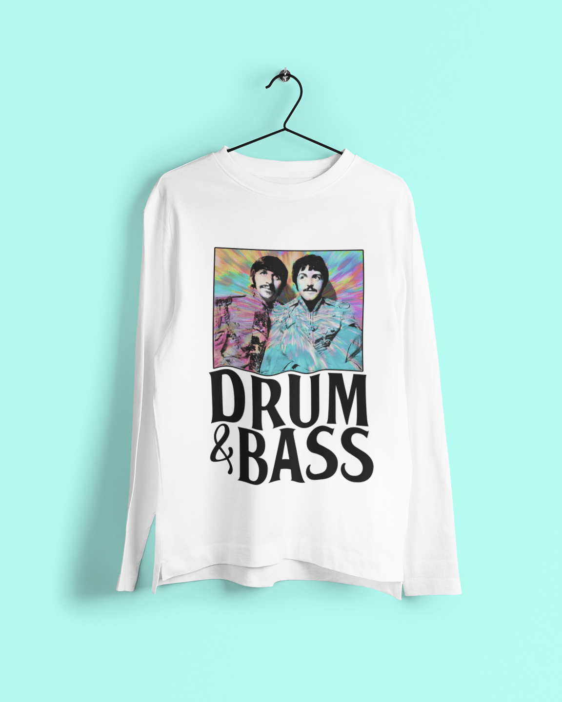  Drum And Bass, Ringo And Paul Long Sleeve T-Shirt