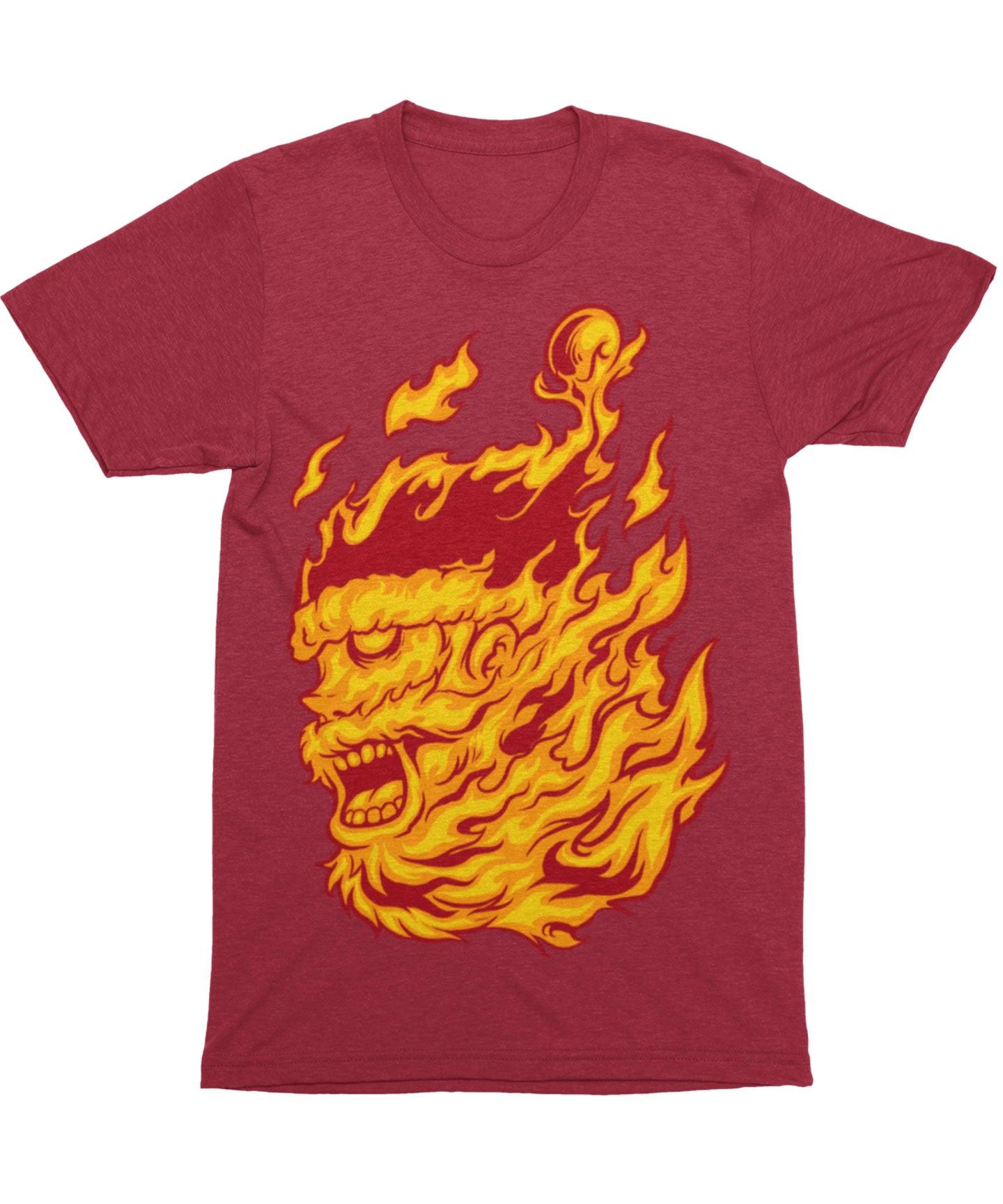  Flame Of Santa Unisex Christmas T-Shirt