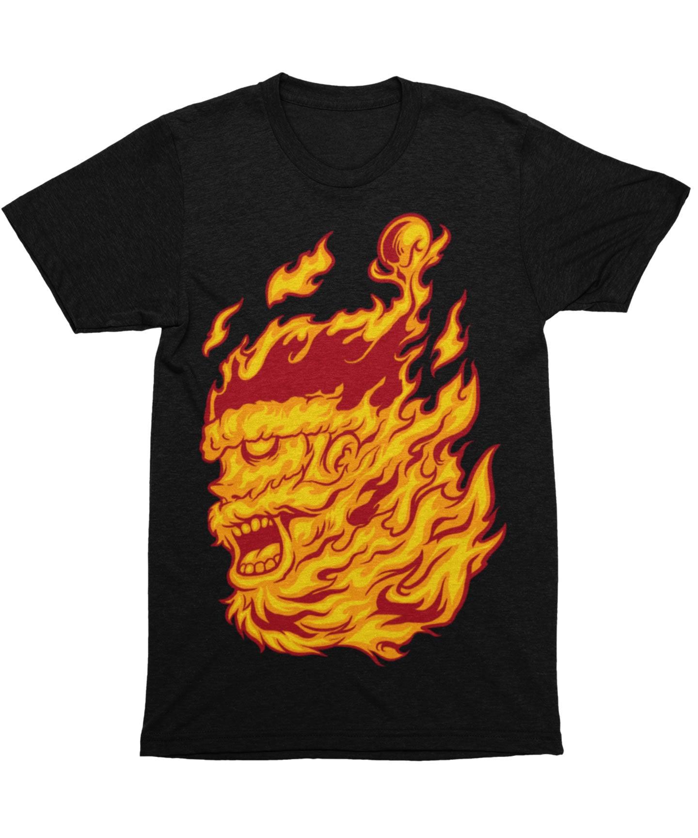 Flame Of Santa Unisex Christmas T-Shirt