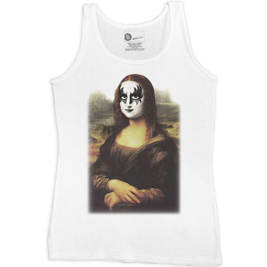  Funny Womens Vest Hard Rock Mona Lisa